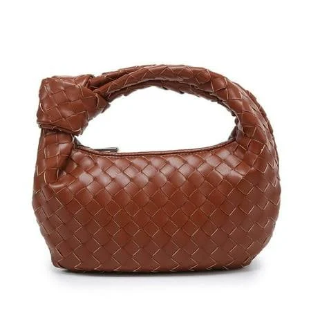 Women's Knoted Woven Hobo Bag