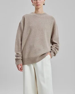 Frankie Shop Beige QUINTON Sweater XL